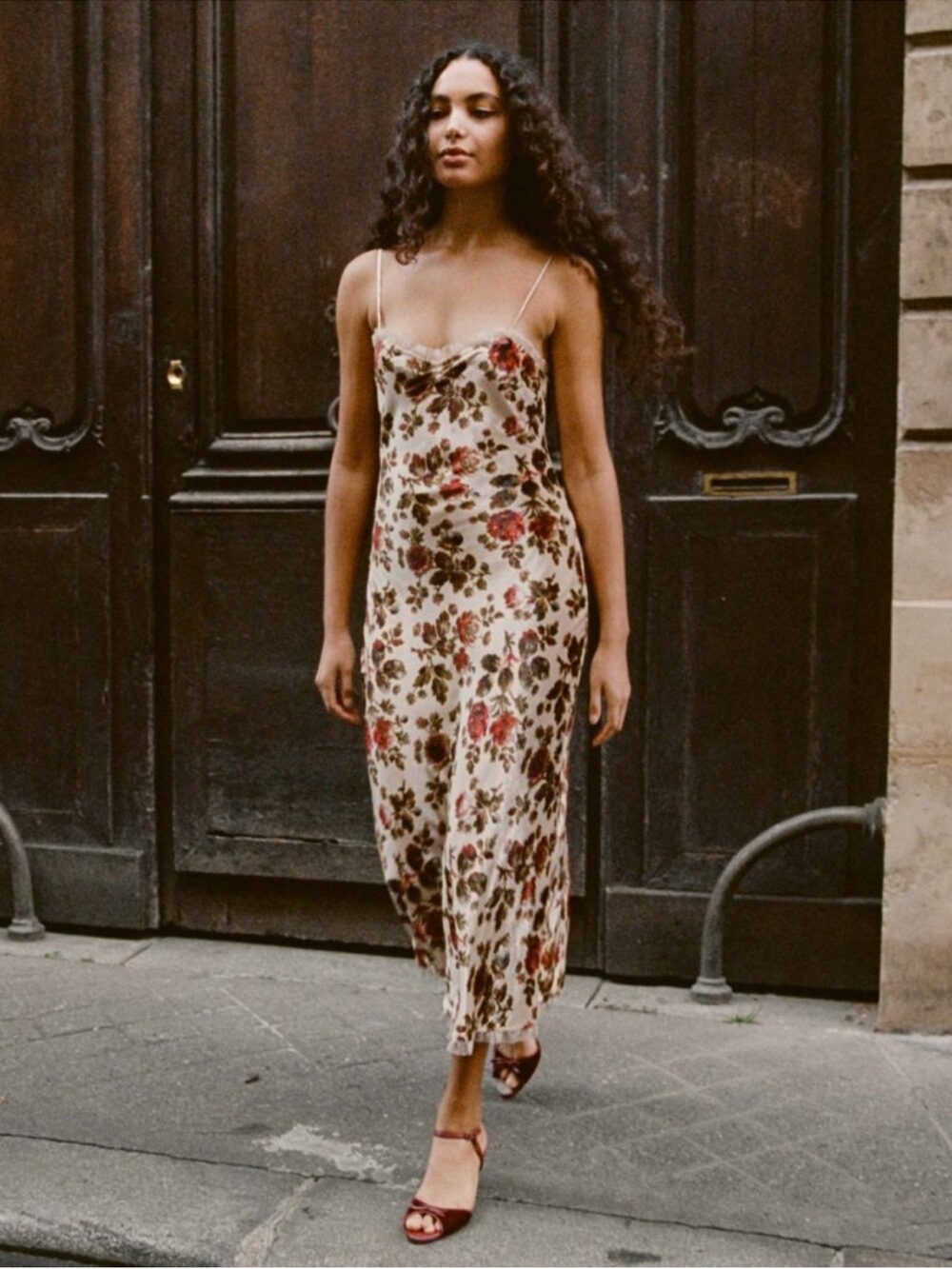 DOEN CALSI DRESS IN PRIMROSE GARDEN FLORAL